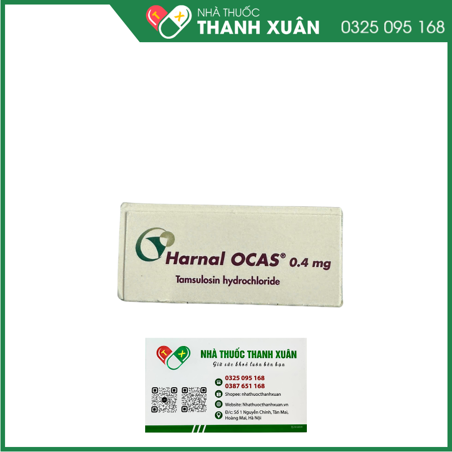 Harnal Ocas 0,4 mg điều trị triệu chứng đường tiểu dưới